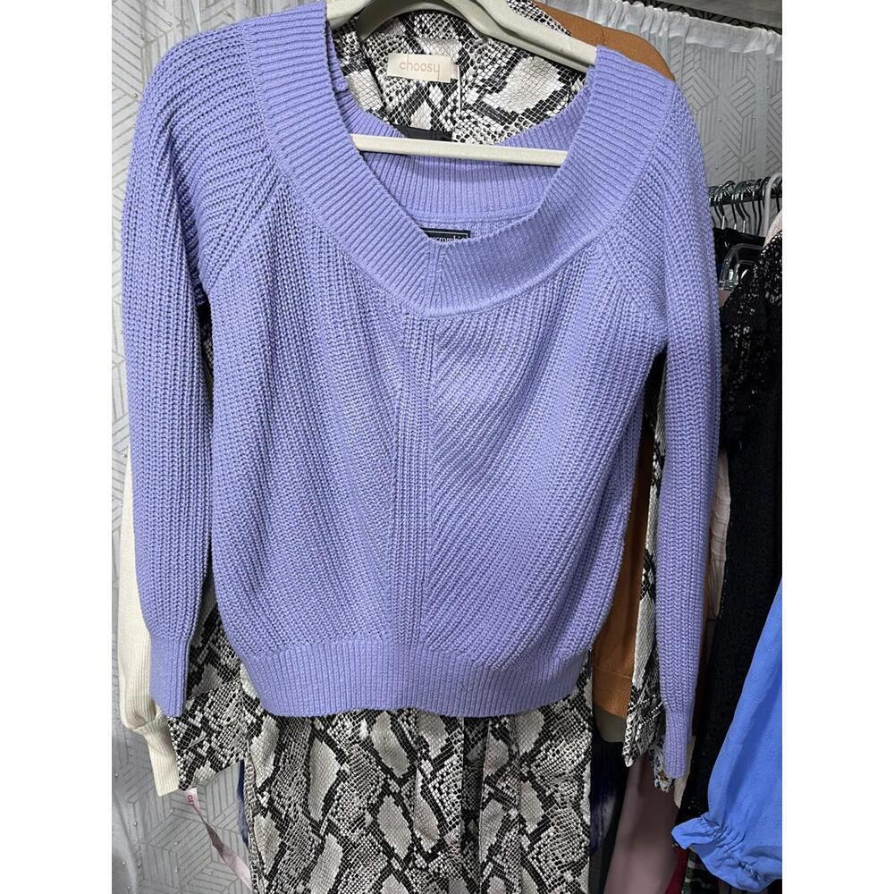 Abercrombie & Fitch purplish blue Pullover Sweater Size Med